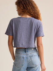 Vera Cropped Lace Tee