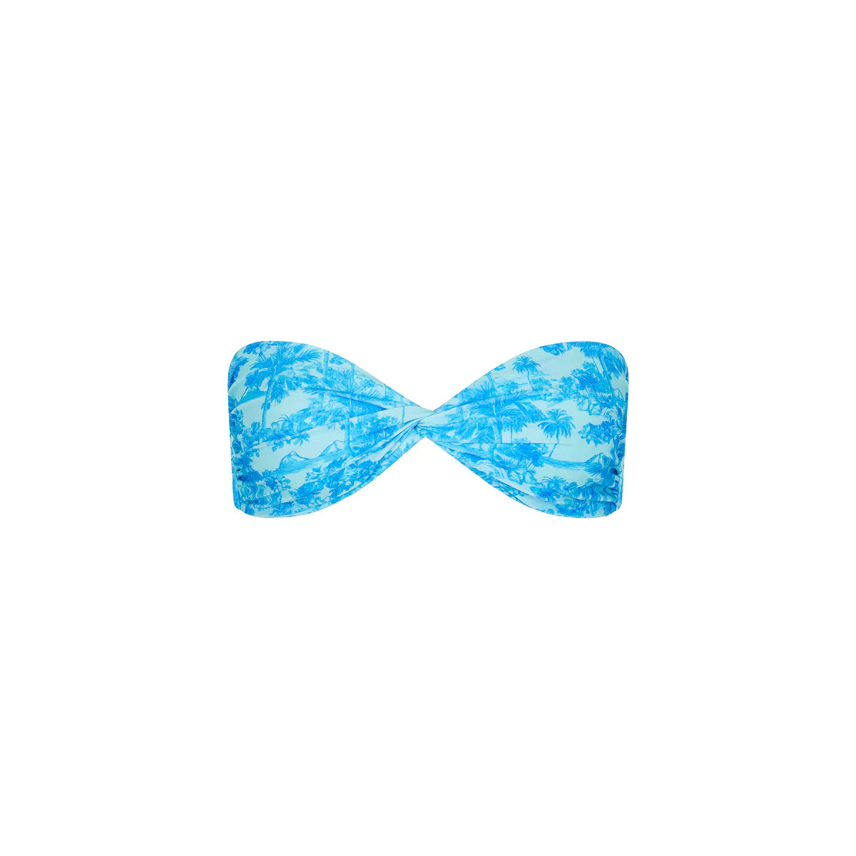 Twist Bandeau Bikini Top - Ocean Paradise