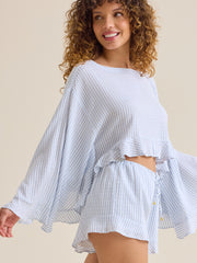 Radda Stripe Boho Top