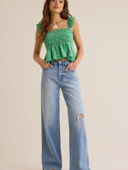 Margot Embroidered Tank