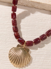 Golden Coast Beaded Necklace