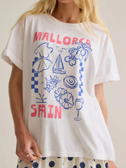 Mallorca Spain Oversized Tee