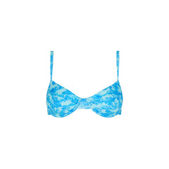 Ditzy Underwire Bra Bikini Top - Ocean Paradise