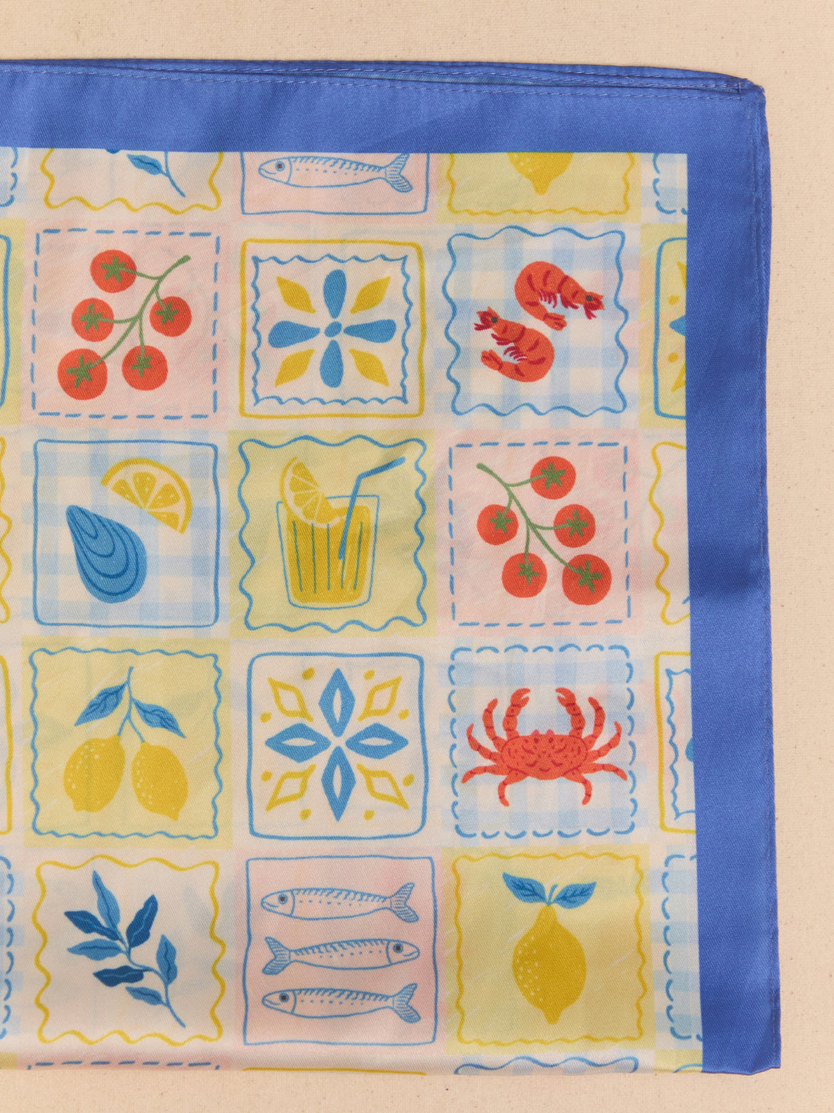 Postcard Silk Scarf