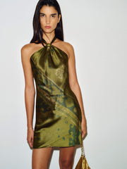 Opaline Silk Dress