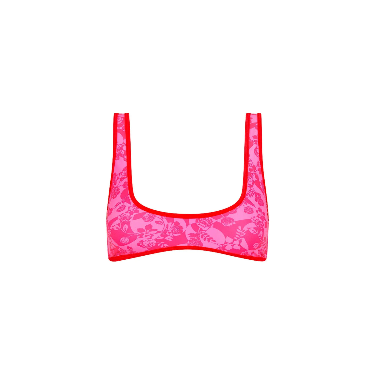 Bind Slim Scoop Bikini Top - Hearts Collide