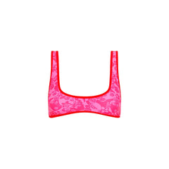Bind Slim Scoop Bikini Top - Hearts Collide