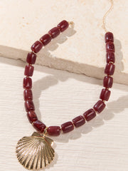 Golden Coast Beaded Necklace
