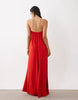 Bandeau Maxi Dress In Red