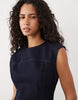 Mango Denim Mini Dress In Indigo