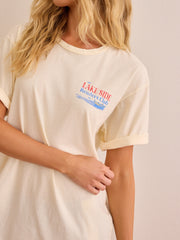 Lake Side Readers Oversized Graphic Tee