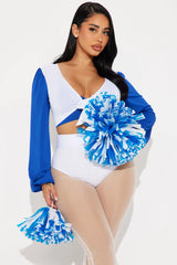 Texas Star Cheerleader 4 Piece Wide Leg Costume Set