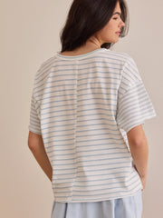 Flex Striped Oversized Tee