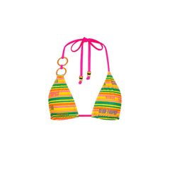 Duo Ring Halter Bikini Top - Sunshine Lover