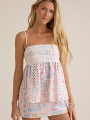 Luciana Printed Top