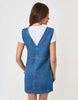 Threadbare Denim V-Neck Mini Dress In Mid Wash