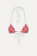 Nick Triangle Halter Bikini Top - Cupid