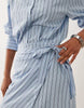 Cotton On Shirt Mini Dress In Seaside Stripe