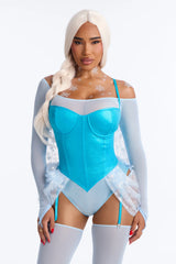 Icy Seductress Princess 5 Piece Costume Set