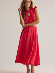 Lunella Tie Back Crop Top