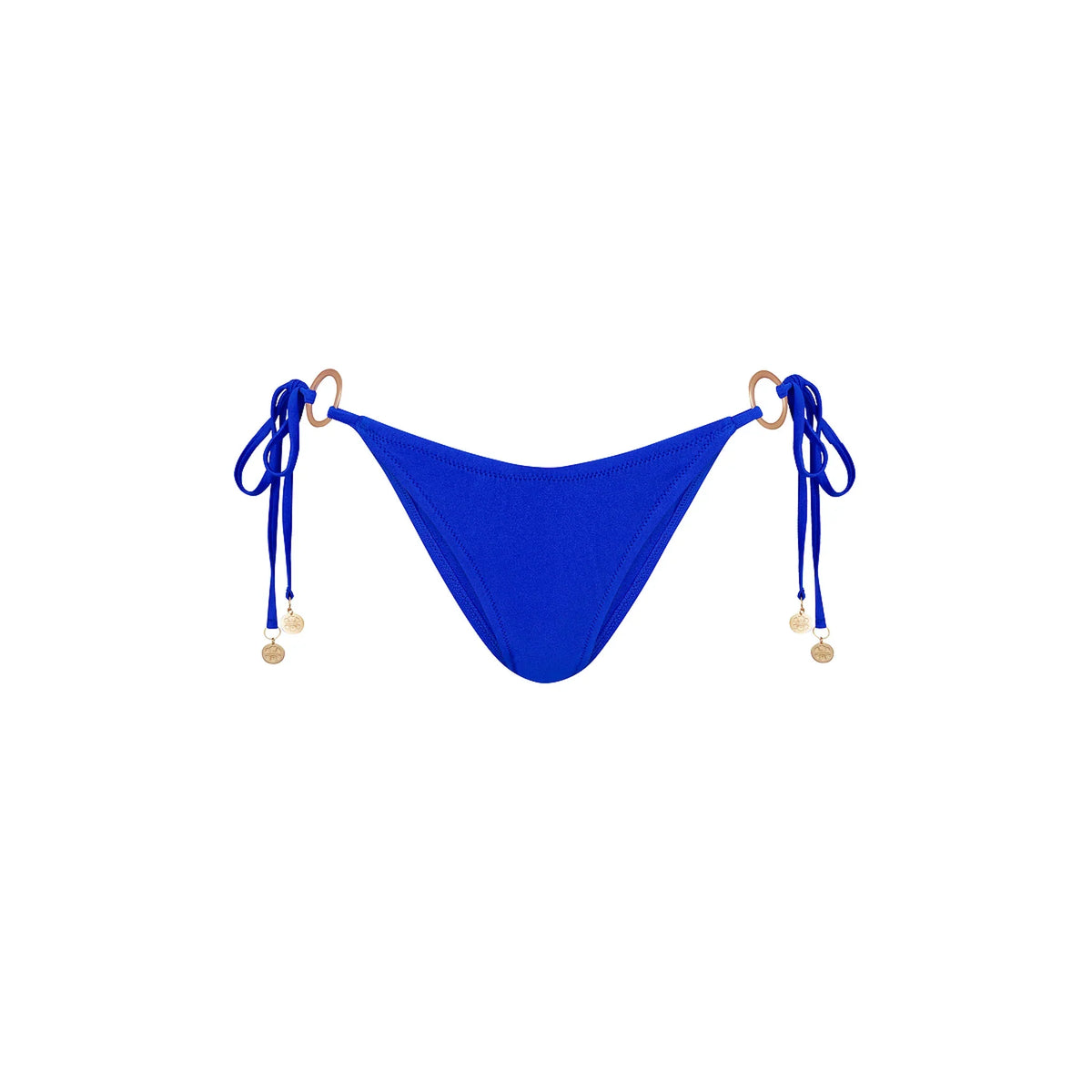 Ring Cheeky Tie Bikini Bottom - Blue Lagoon