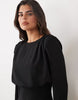 Modesty Batwing Maxi Dress In Black