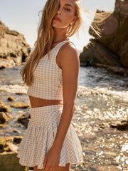 Sky Run Pleated Skort