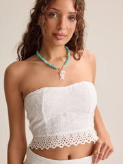 Hayes Eyelet Tube Top