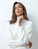Supersoft Drape Batwing Midi Dress In Ivory