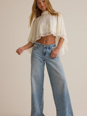 Alina Tie Neck Cape