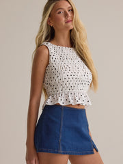 Ophelia Polka Dot Smocked Top