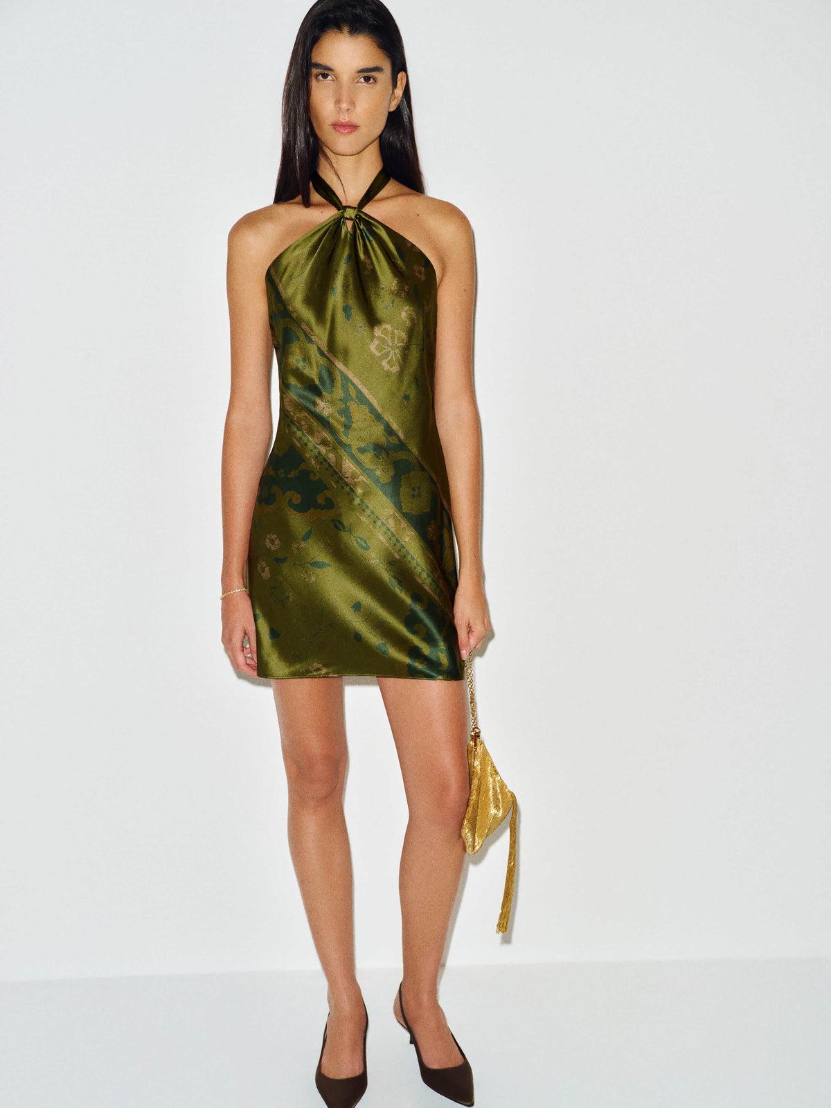 Opaline Silk Dress