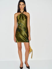 Opaline Silk Dress