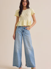 Lexie Pointelle Top