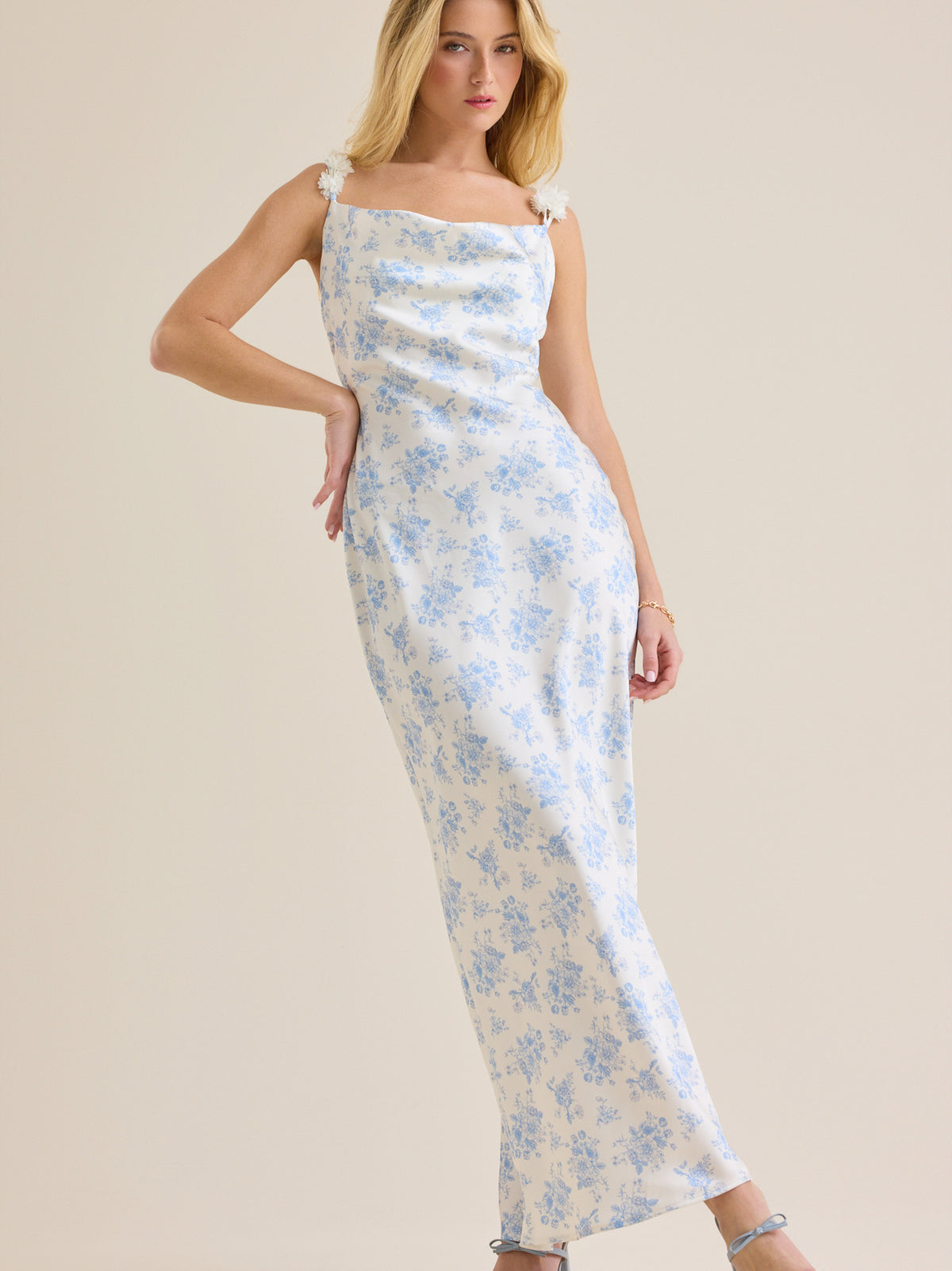 Mina Floral Strap Maxi