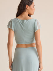 Carlin Embroidered Top
