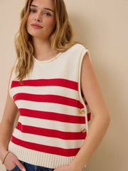 Charlotte Striped Vest