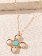 Seaside Grace Cross Necklace