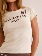 Manhattan NYC Baby Tee