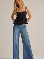 Reeve Lace Ruffle Tank