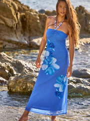 Sylvia Halter Maxi Dress