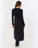 Threadbare 2 In 1 Button Up Midaxi Dress In Black