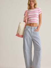 Tate Stripe Sweater Top