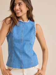 Jolene Denim Top
