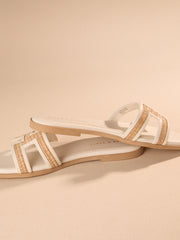 Enid Raffia Sandal