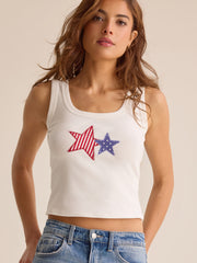 Americana Star Tank Top