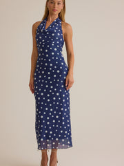 Bea Cowl Neck Maxi Dress