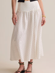 Frances Polka Dot Midi Skirt
