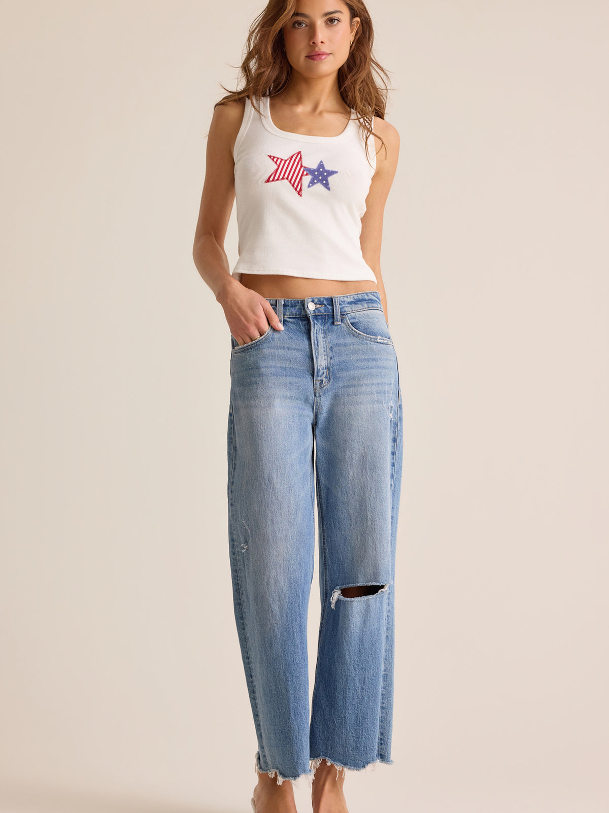 Americana Star Tank Top