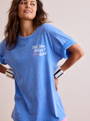 Text You When I Land Oversized Tee